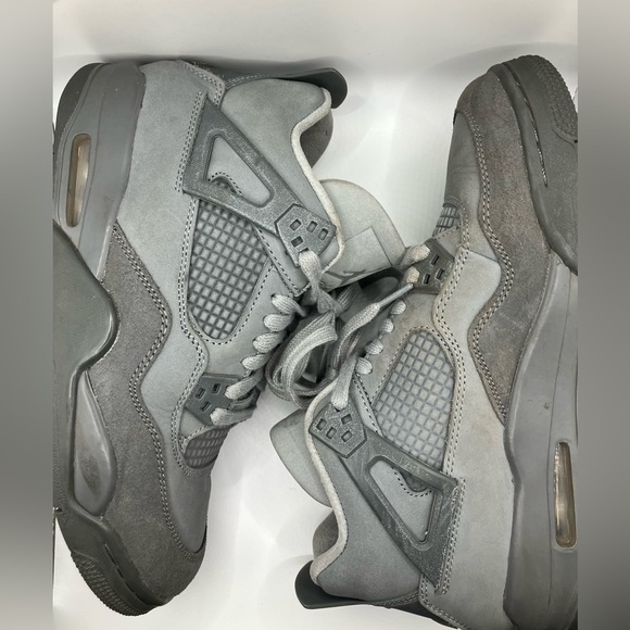 Nike Air Jordan 4 IV Shoes Retro SE GS Wet Cement Sneakers Cements Brick RARE - Picture 3 of 12